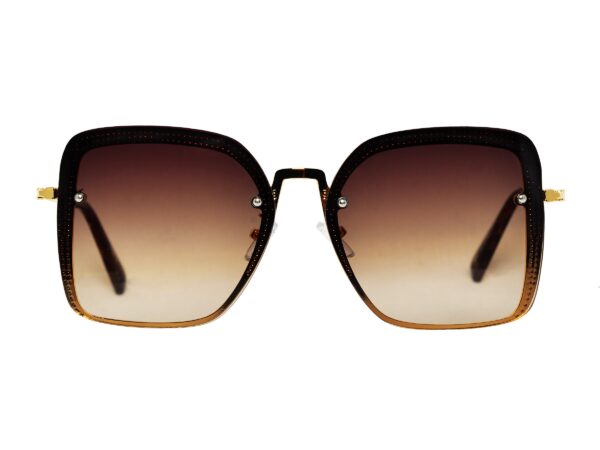 Kayla Okulary damskie przeciwsłoneczne, duże, modne okulary, kwadratowe