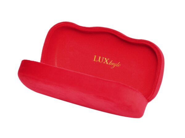 Welurowe Etui Czerwone