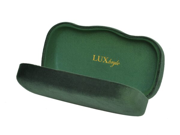 Welurowe etui zielone