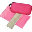 Welurowe etui Różowe