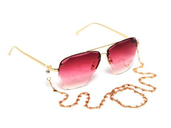 Łańcuszek do okularów- biżuteria do okularów kolorowe koraliki