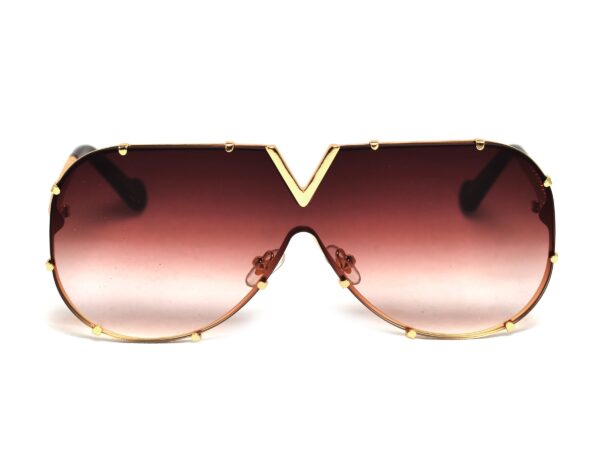 QUEEN Okulary damskie przeciwsłoneczne, modne okulary, duże okulary, lustrzanki