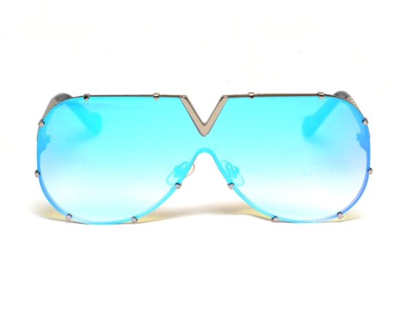 QUEEN Okulary damskie przeciwsłoneczne, modne okulary, duże okulary, lustrzanki