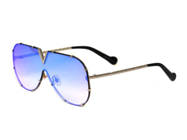 QUEEN Okulary damskie przeciwsłoneczne, modne okulary, duże okulary, lustrzanki