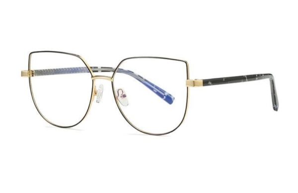 INES Okulary korekcyjne damskie, kocie oczy