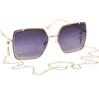 Łańcuszek do okularów- biżuteria do okularów koraliki perełki