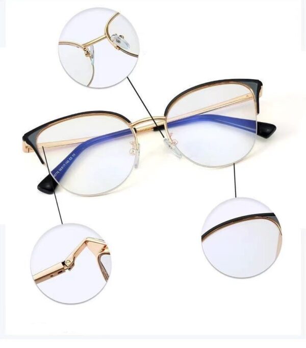 MARIBEL Okulary damskie zerówki BLUE CONTROL