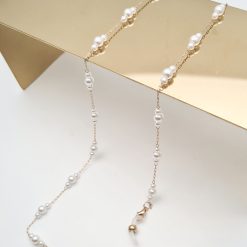 ŁAŃCUSZEK DO OKULARÓW- BIŻUTERIA DO OKULARÓW trzy perełki