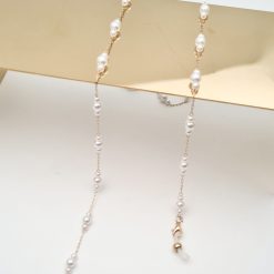 ŁAŃCUSZEK DO OKULARÓW- BIŻUTERIA DO OKULARÓW trzy perełki