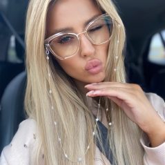 ŁAŃCUSZEK DO OKULARÓW- BIŻUTERIA DO OKULARÓW serduszka perełki