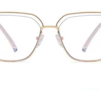 MACARENA Okulary damskie zerówki BLUE CONTROL