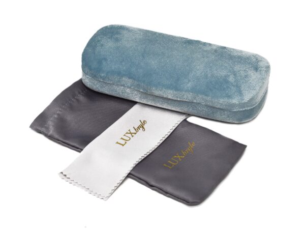 Welurowe etui BŁĘKITNE Welurowe etui BŁĘKITNE