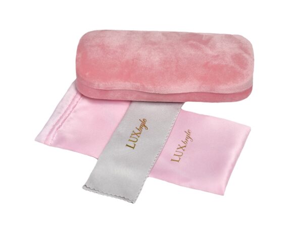 Welurowe etui JASNY RÓŻ