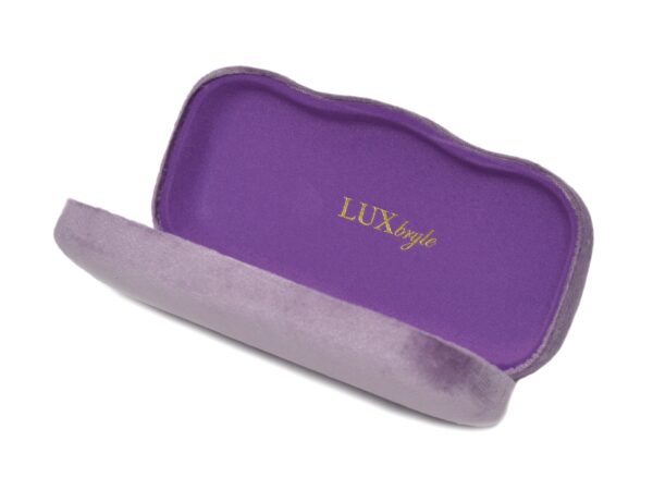 Welurowe etui JASNY FIOLET