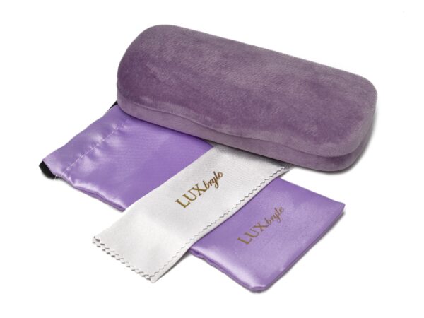 Welurowe etui JASNY FIOLET