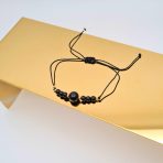 Bransoletka Z Kamieniem Naturalnym ONYX CZARNY