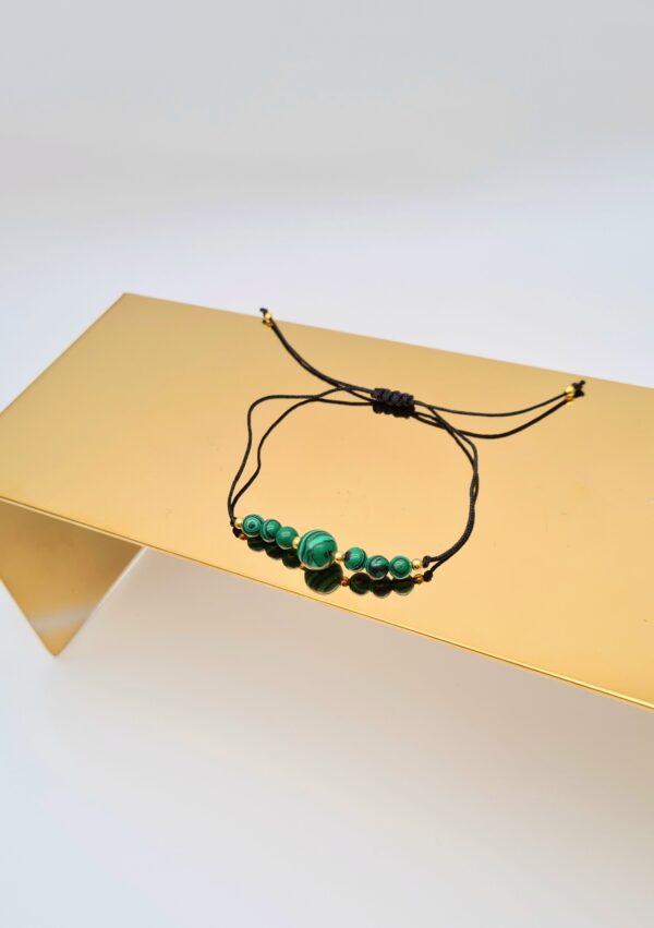 Bransoletka Z Kamieniem Naturalnym MALACHIT