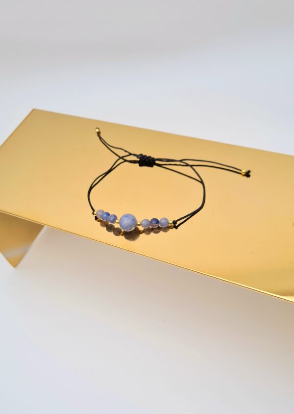 Bransoletka Z Kamieniem Naturalnym AWENTURYN NIEBIESKI