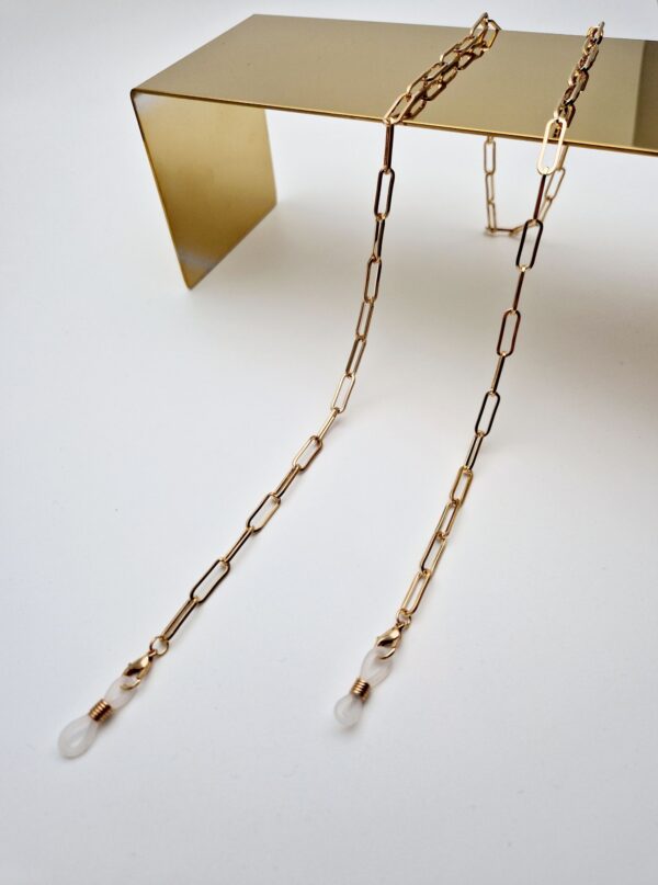 ŁAŃCUSZEK DO OKULARÓW- BIŻUTERIA DO OKULARÓW Podłużne ogniwo