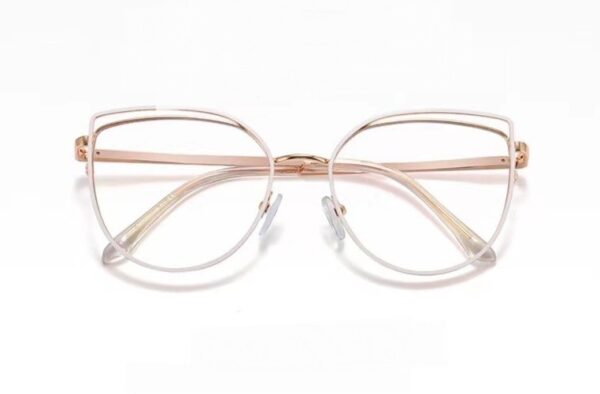 VERONICA Okulary Damskie Zerówki BLUE CONTROL