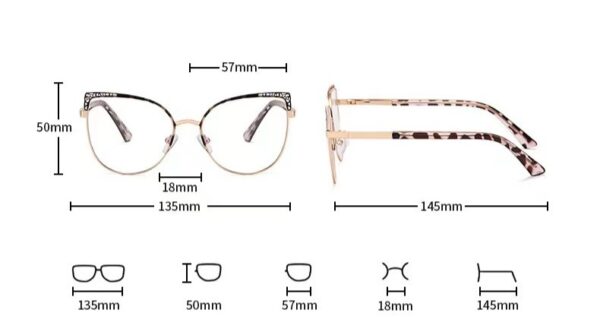 REGINA Okulary Korekcyjne Damskie