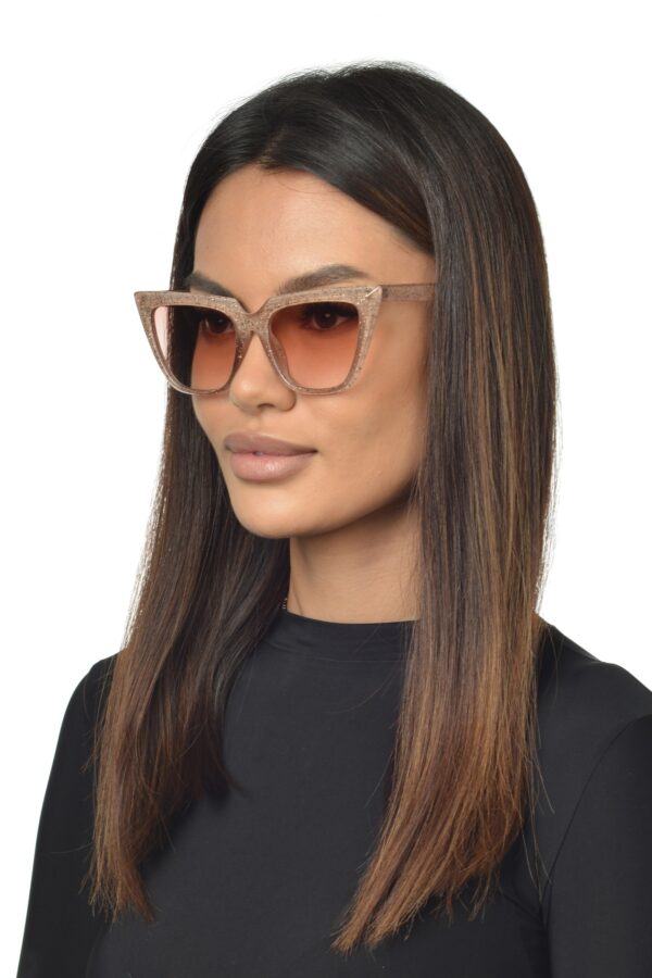 JACQUELINE Okulary damskie przeciwsłoneczne, stylowe okulary, modne okulary, kocie oczy