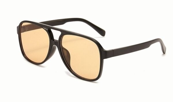 SHIRLEY BLACK Okulary Przeciwsłoneczne Damskie, duże pilotki