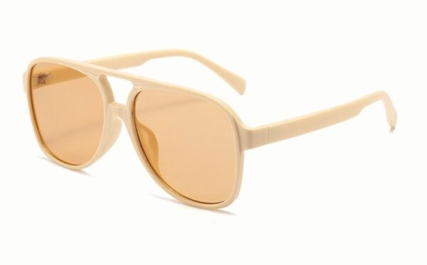 SHIRLEY BLACK Okulary Przeciwsłoneczne Damskie, duże pilotki