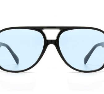 SHIRLEY BLACK Okulary Przeciwsłoneczne Damskie, duże pilotki