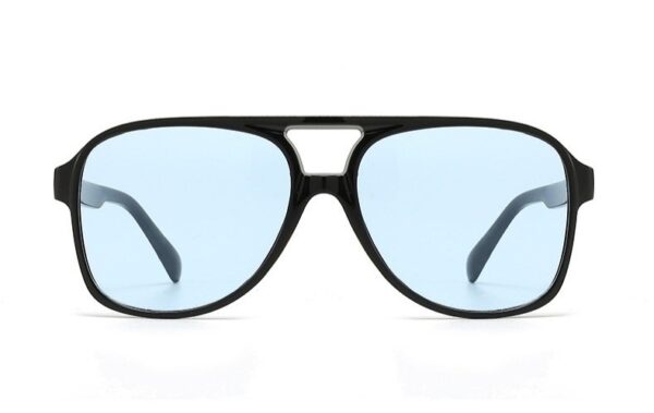 SHIRLEY BLACK Okulary Przeciwsłoneczne Damskie, duże pilotki