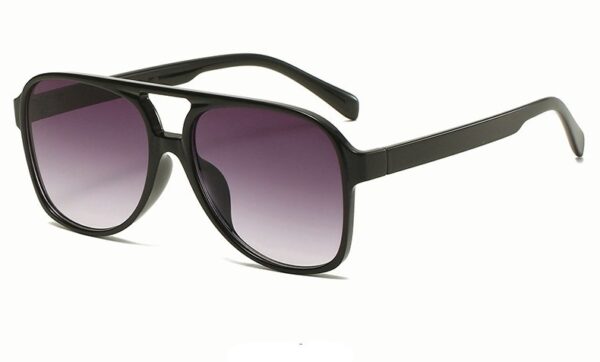 SHIRLEY BLACK Okulary Przeciwsłoneczne Damskie, duże pilotki